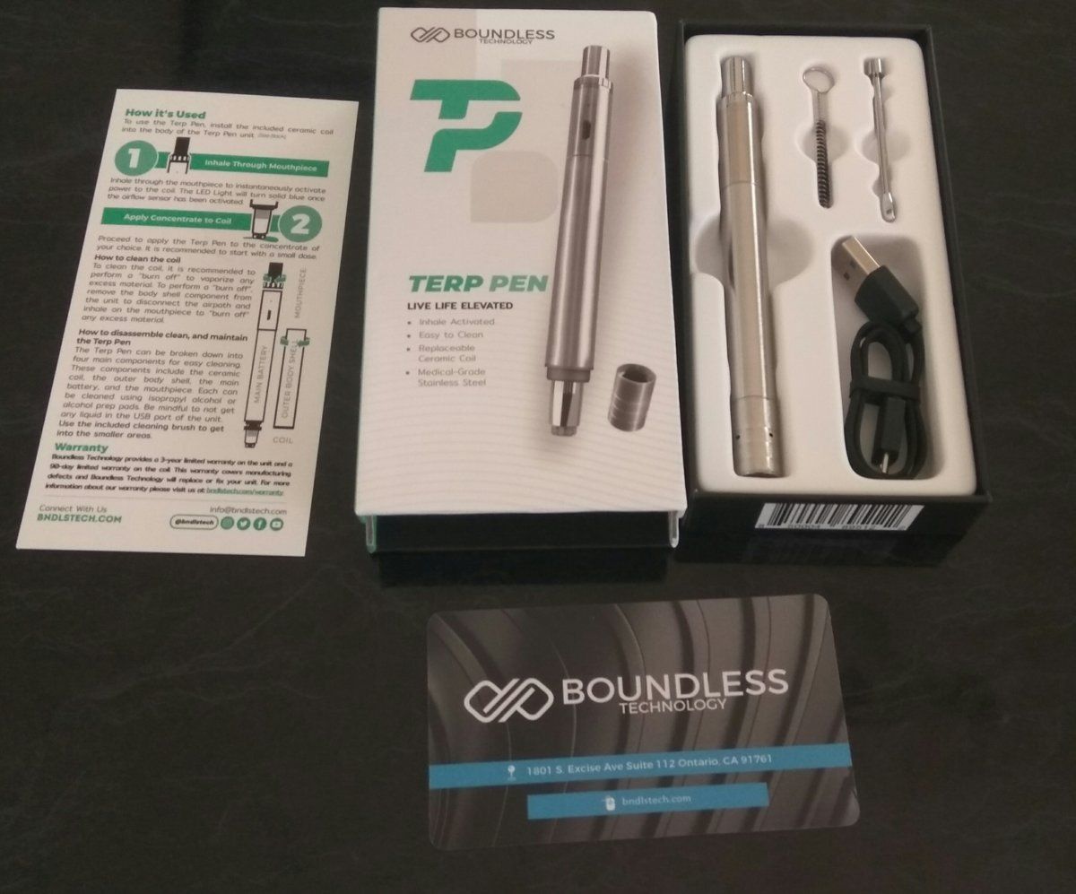 Boundless Terp Pen Vaporizer - Usage Demo 
