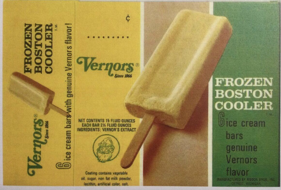 Vernors originally trademarked the name Boston Cooler for a type of ice-cream bar, but its soda-shake would prove far more popular.