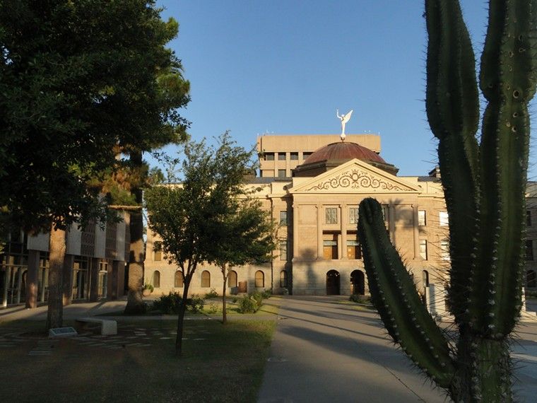 The Arizona State Capitol - SEAN HOLSTEGE