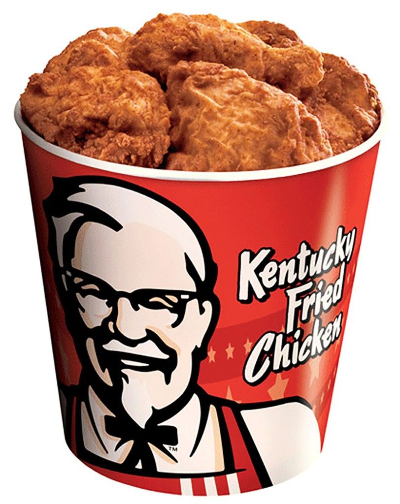 KFC said on Twitter that they were baffled as to how the whole head had snuck in and joked that it was the most generous two-star review ever.
