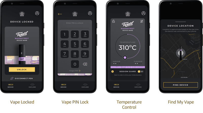 Canopy Growth's latest vape products will connect to an Android app. (Provided)