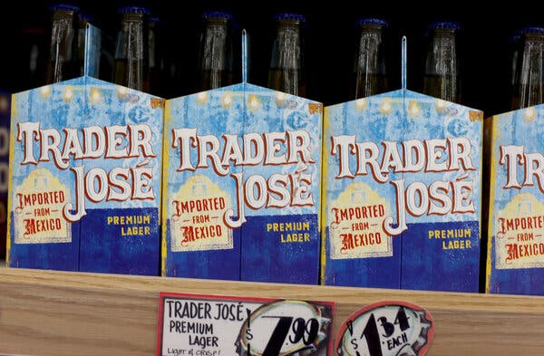 A petition created last month said that Trader Joe’s “exoticizes other cultures” with certain branded products, like its Trader José beer.