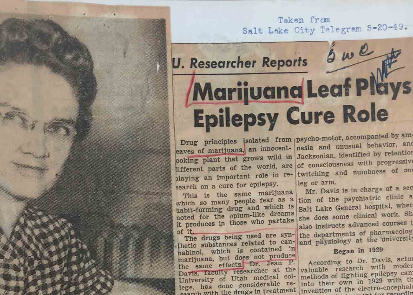 cannabis plays role in epilepsy cure since 1949