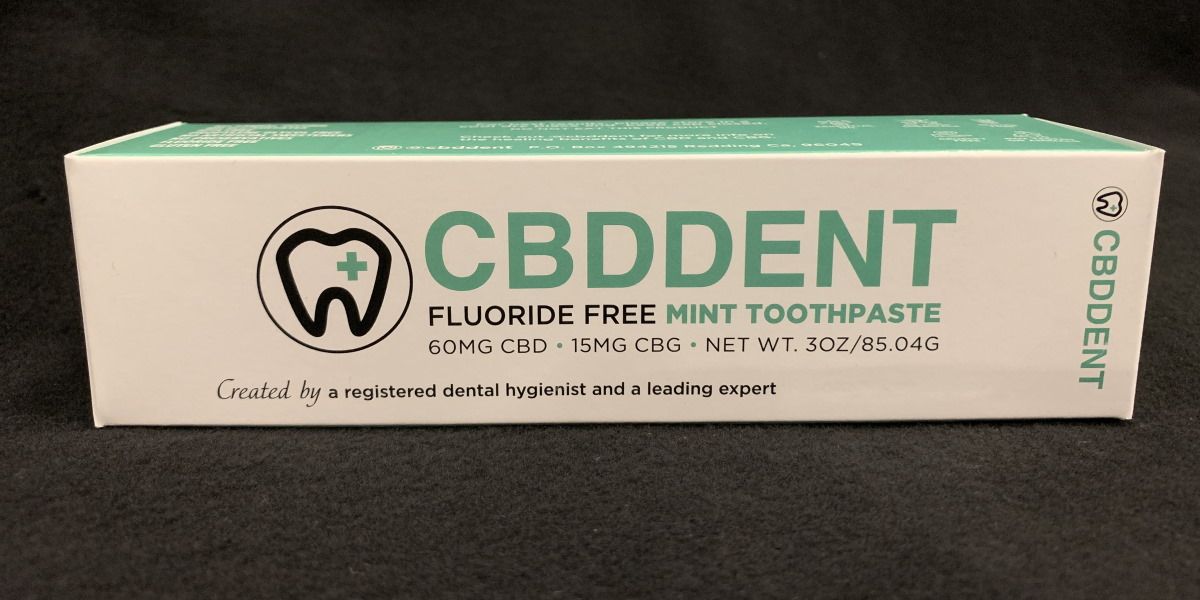 CBDDent Fluoride Free Mint Toothpaste. (WTHR)