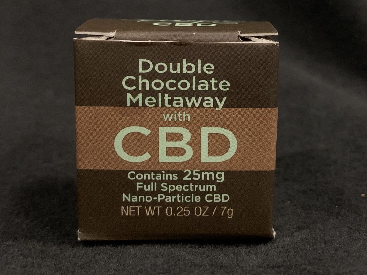 Elope Double Chocolate Meltaway with CBD. (WTHR)