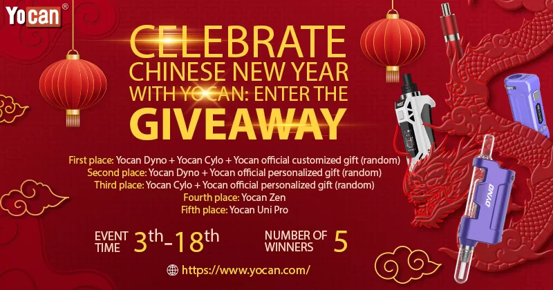 Yocan Manufacturer 2024 Chinese New Year Giveaway