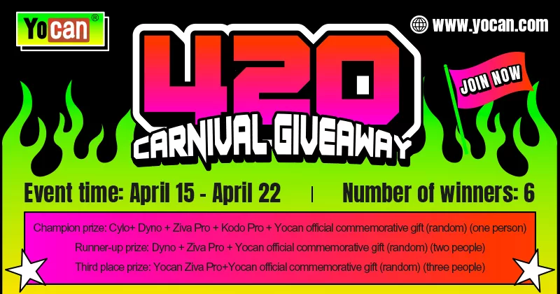 Yocan 420 Carnival Giveaway